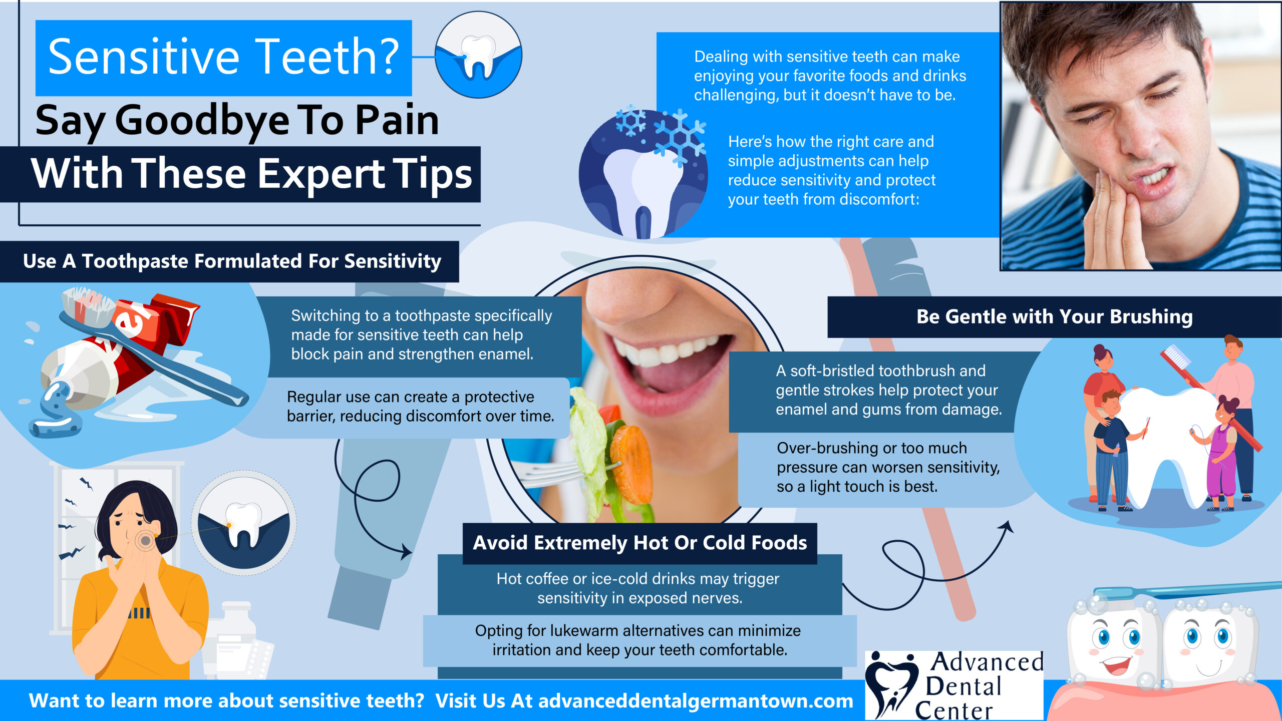 Read more about the article Sensitive Teeth? Say Goodbye to pain with these expert tips